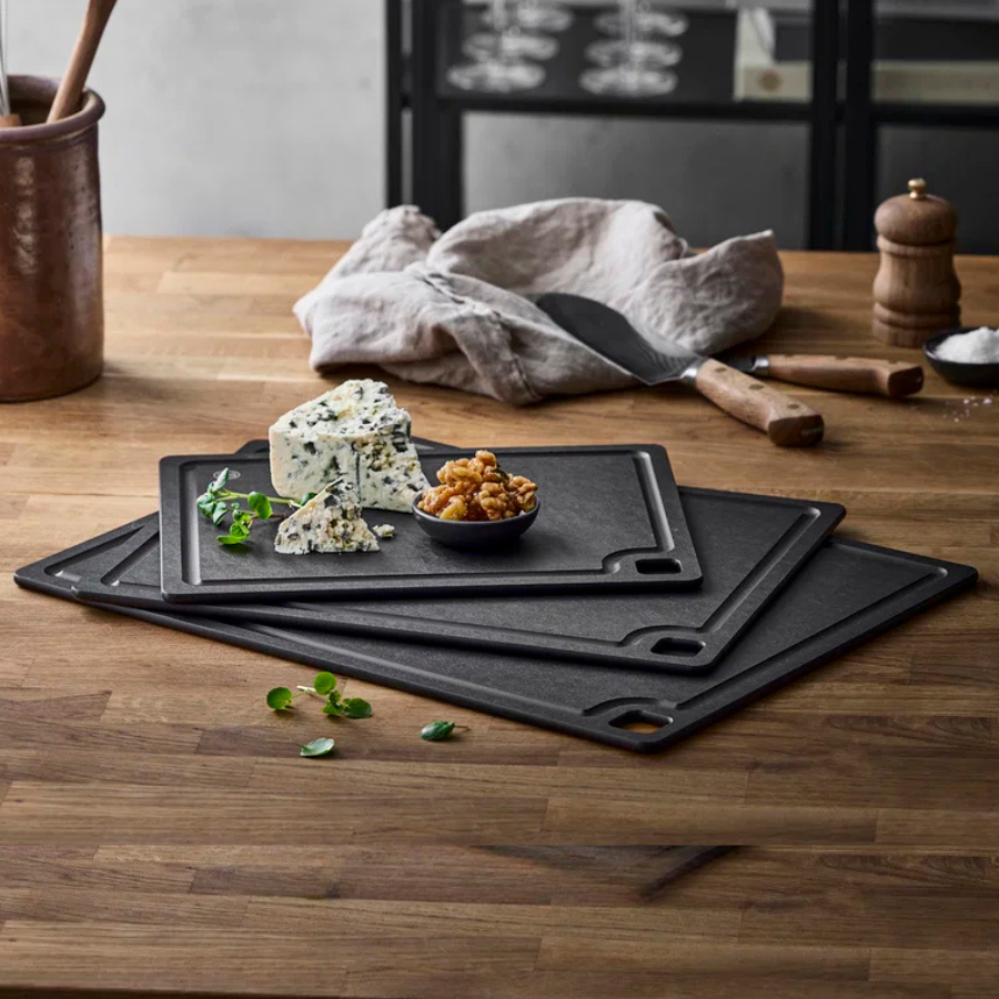 

Pillivuyt Gourmet skærebrætter 3 stk, sort SAMPAK